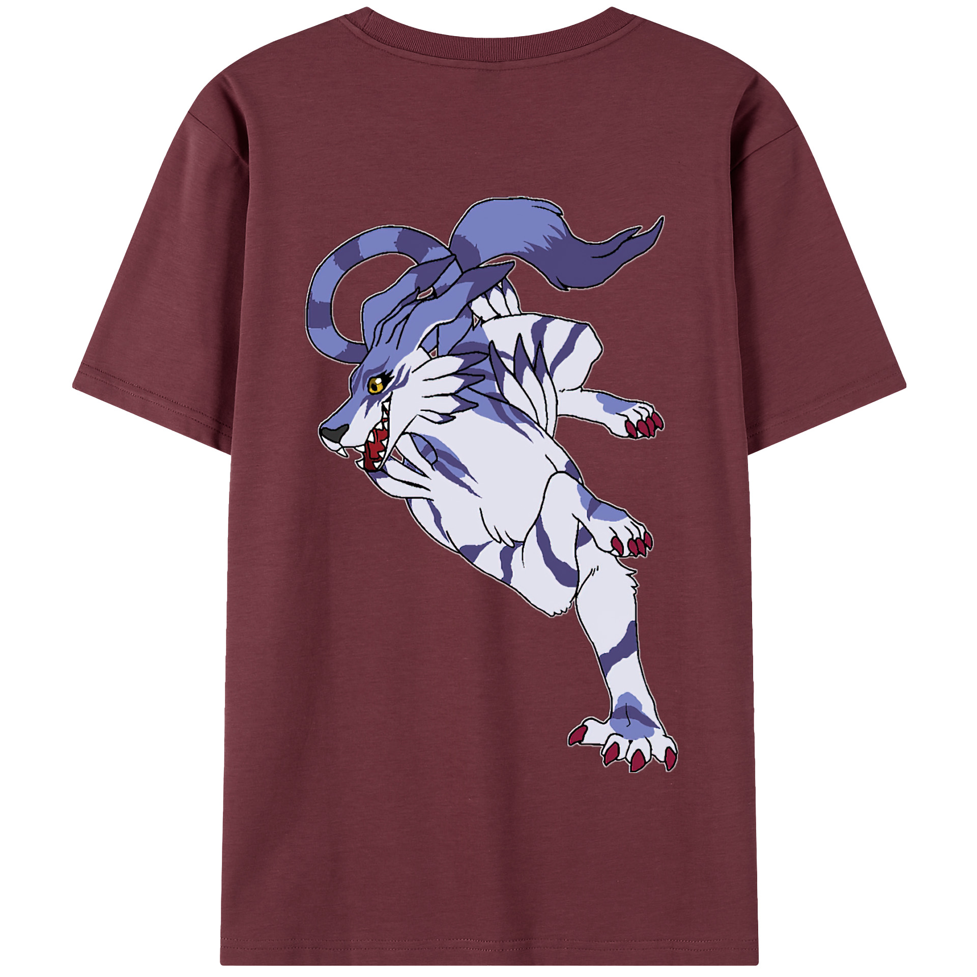 （画像用） Digimon デジタルモンスター/デジモン 綿100％半袖Tシャツ（背面プリント）